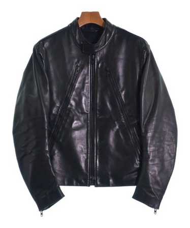 ジャケット・アウター 08aw Martin Margiela leather jacket 46 MAISON MARTIN MARGIELA Black Leather Moto Jacket Sz IT 44 US