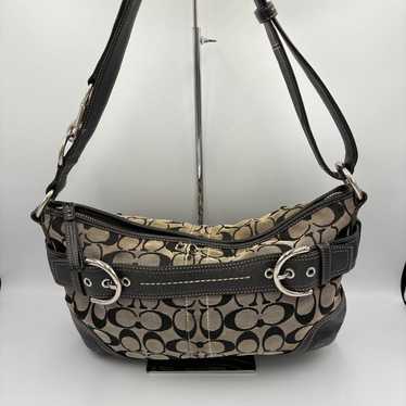 美品　COACH Soho Hobo Shoulder Bag Leather Vintage, Coach Soho Hobo Black Leather Shoulder Bag, F05D