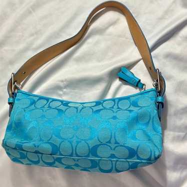 バッグ Coach Signature Demi Baguette Bag y2k SOLD Coach Demi Bag Limited Re-Edition 2003 Shoulder Bag in