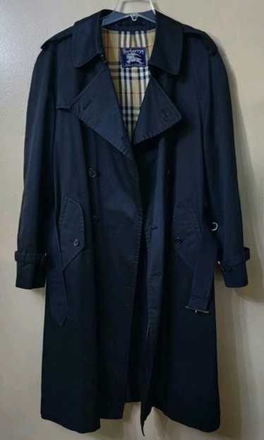 80's【Burberrys Black Trench Coat】 Burberrys vintage 80s trench - Gem