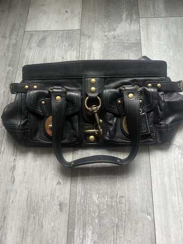 COACH コーチ Legacy レガシー 65th No.165 Coach 65th Anniversary Legacy Satchel Handbag Black Leather