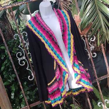 Bohemian Open Front Jacket Medium - image 1