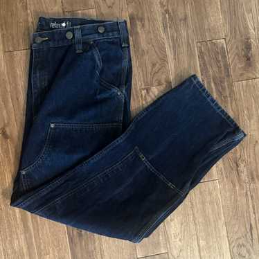 パンツ carhartt double Knee denim painter pants 80s Carhartt DOUBLE KNEE DENIM PAINTER WORK PANTS MADE INUSA