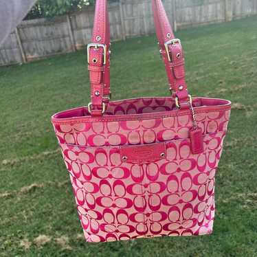 Pink coach tote - Gem
