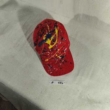 Source Unknown Men's Caps - Red/Yellow – Bold red… - image 1
