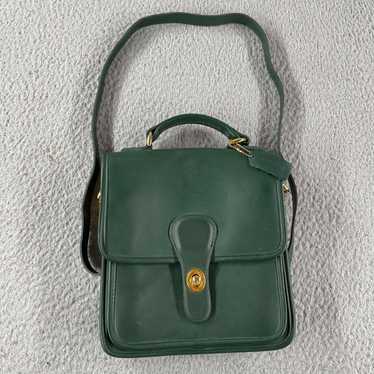 Vintage COACH ハンドバッグ オールレザー Green Vintage COACH ハンドバッグ オールレザー Green