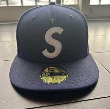 Supreme 59FIFTY ネイビーキャップ 7 3/8 Supreme 59FIFTY キャップ 7 3/8 ネイビー