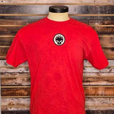 THE OFFSPRING Tシャツ レッド 90s 90年代 90s THE OFFSPRING オフスプリング バンド Tシャツ 古着