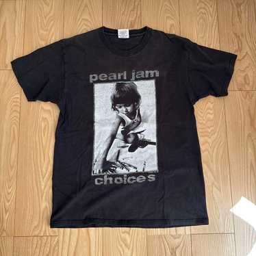 Pearl Jam Tシャツ ブラック ビンテージtシャツ 古着 00s USA製 PEARL JAM 「ALIVE」 グランジ ロック バンド T