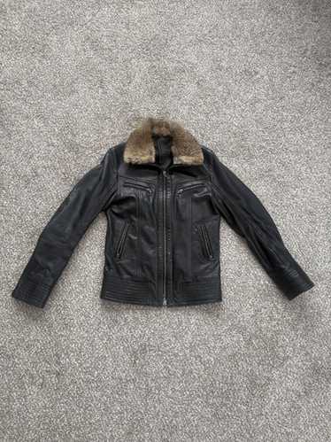 J*e様 00s shellac double zip leather blou SHELLAC Early 00s Multi-zip Cowhide Leather Rider Jacket