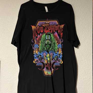 ROB ZOMBIE vintage band tee shirt 墨黒 ROB ZOMBIE vintage band tee shirt 墨黒