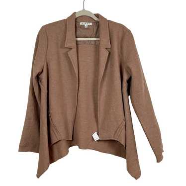 Cabi Size M Soft Rose 100% Wool Draped Open Front… - image 1