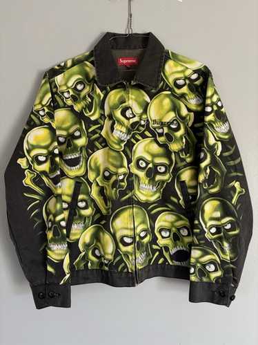 ジャケット・アウター supreme skull pile work jacket Supreme Skull Pile Work Jacket (SS18) - $258