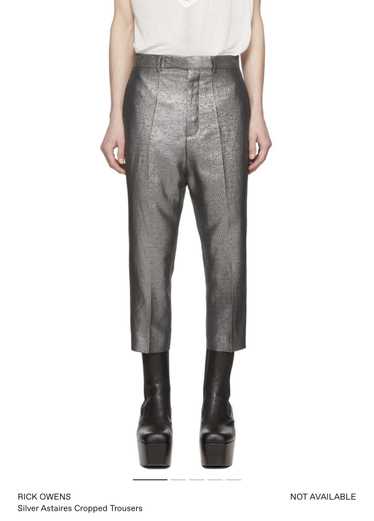 スーツ Rick Owens Astaire cropped Rick Owens Black Cropped Astaire Trousers Rick Owens
