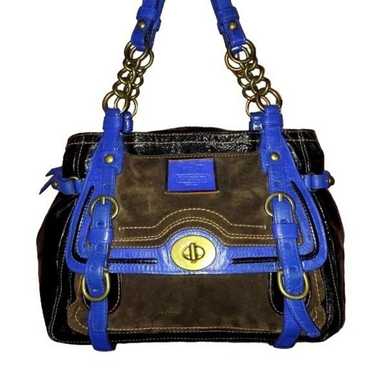 バッグ Vintage Coach Legacy suede Hand Bag Rare Vintage Coach Black Legacy Bag – Holy Thrift