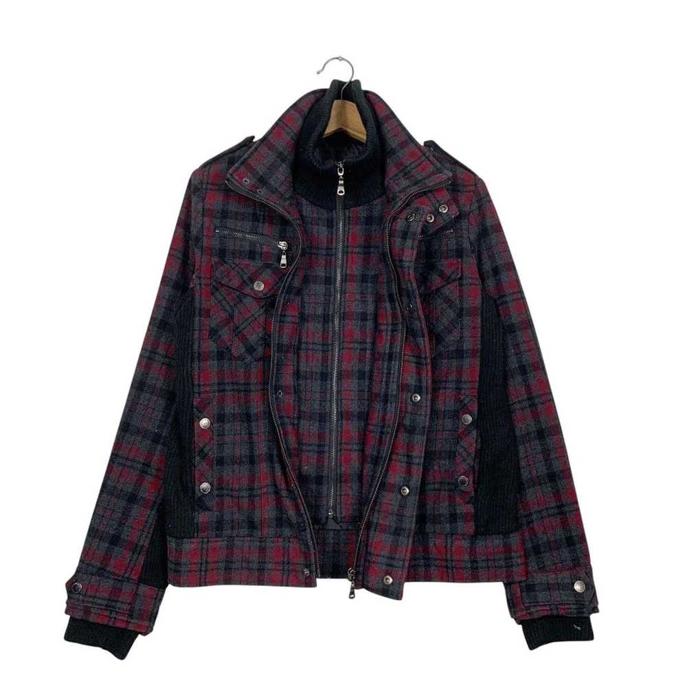 semanticdesign ☀️Semantic design wool red tartan … - image 1