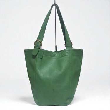 バッグ Vintage Coach Old Leather Tote bag Green Coach tote bag 4082 - Gem