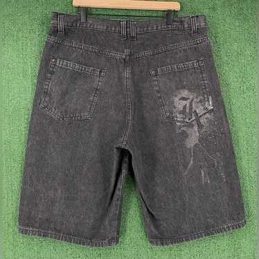 90s karl kani jeans short pants USA製 KARL KANI shorts, vintage hip hop baggy jeans, denim, 90s