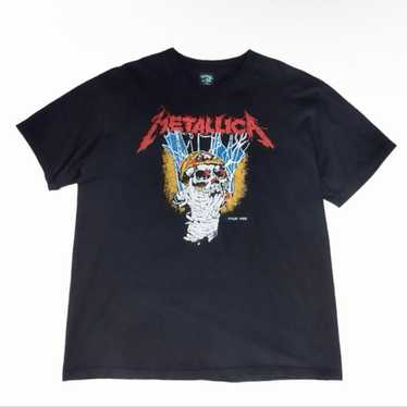 LLICA メタリカ 90s S/S Tee Vtg 90s Metallica Alcoholica Shirt M Rock Band Tee Pushead