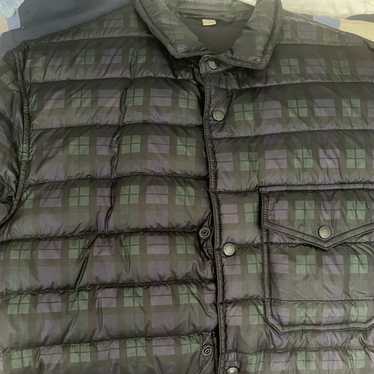 Burberry 　ブルレ　フード付きミリタリージャケット カーキ Burberrys バーバリーズ イングランド製 裏地ノバチェック 中綿