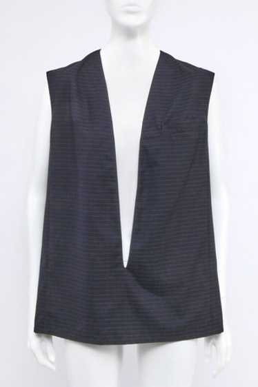 トップス HERMES by Margiela sleeveless shirt Hermes HERMÈS Martin Margiela Vintage Spring 2000 Sleeveless