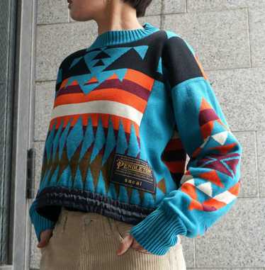 sacai × PENDLETON 21AW pattern L/S T BLK Sacai X Pendleton Print Shirt In Black | ModeSens