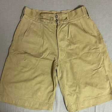 パンツ 1940s Canadian army short pants Original WW2 War Aid British Army Khaki Drill Shorts