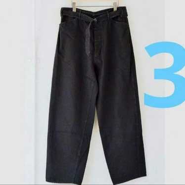 Comoli denim belted pants - Gem