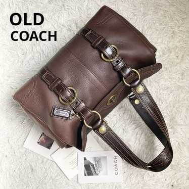 vintage coach old Suede mini Boston 赤 Vintage coach suede mini - Gem