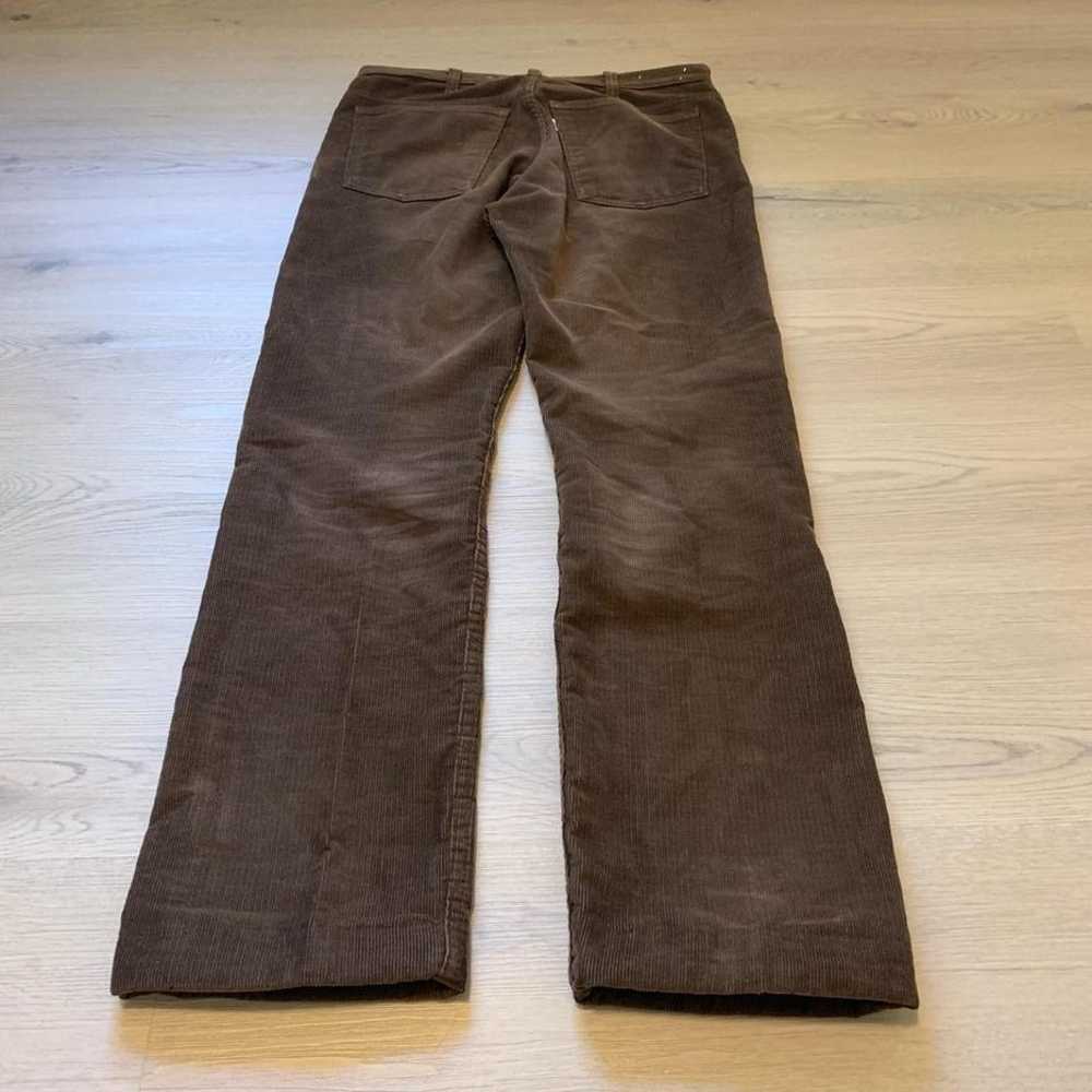 Vintage 70s-80s Levi’s chocolate corduroy pants - image 1