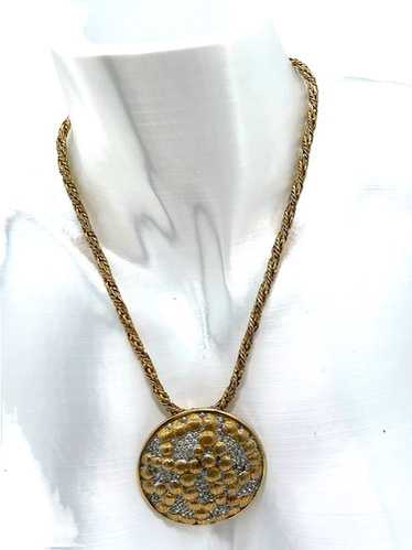 RARE Nettie Rosenstein Shell & Embedded Rhineston… - image 1