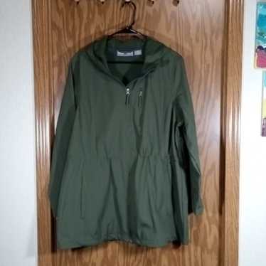 Free Tech, Draw String Zip Up Plus Size Jacket. - image 1