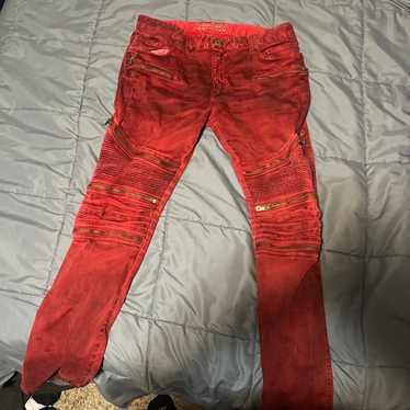 Robins red biker Jeans - image 1