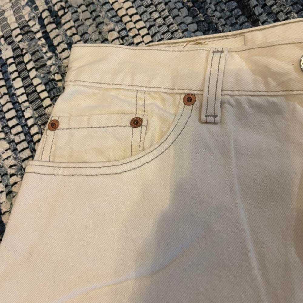 Levl's 501 White Denim 60s 70s USA - image 7