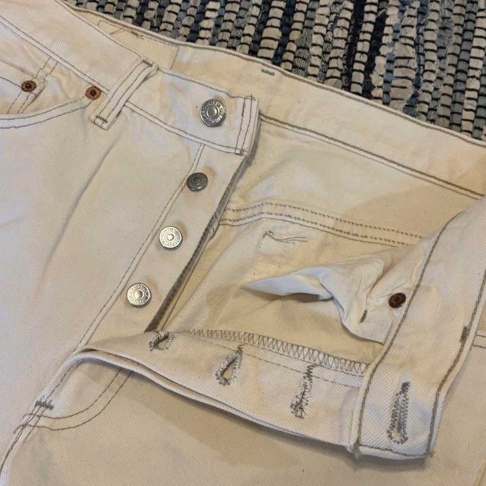 Levl's 501 White Denim 60s 70s USA - image 8