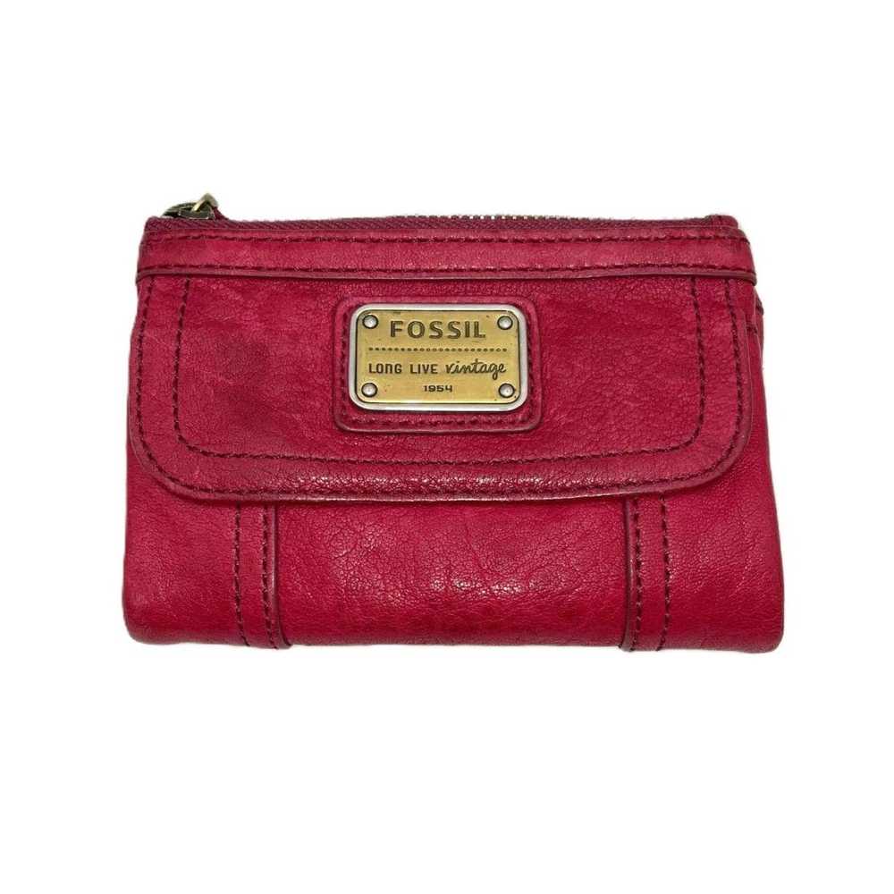 Fossil Fossil Raspberry Supple Distressed Leather… - image 11