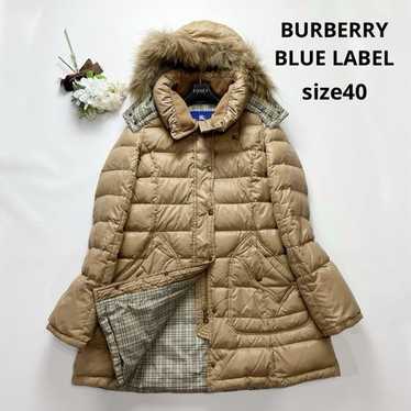 BURBERRY BLUE LABEL フード付きコート　アイボリー　サイズ40 BURBERRY BLUE LABEL フード付きコート アイボリー サイズ40