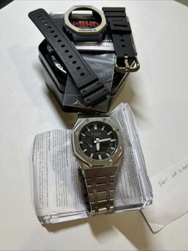 G-SHOCK 5611JA gm2100 ステンレススチール Casio G-Shock GM-2100-1A Metal Clad Octagonal Analog Digital