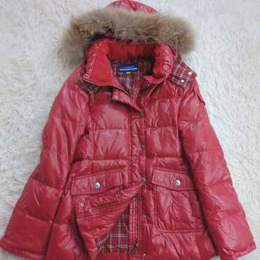 極限定 BURBERRY BLUE LEBEL ダウン ラクーン 狸毛皮 裏総柄 s-l400.jpg