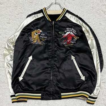 ジャケット・アウター Tedman Devil 1991 Reversible Sukajan 44 SUKAJAN TED COMPANY TEDMAN DEVIL AIR FORCE EMBROIDERY JAPAN