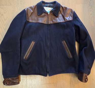 【肉厚希少サイズ38】AERO LEATHER スエードトラッカージャケット Aero leather jacket 38 - Gem