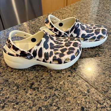 Leopard Print Clogs - image 1