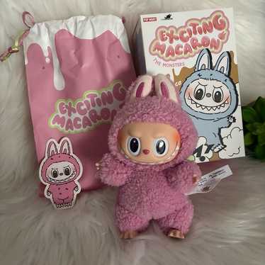 LABUBU Macaron ラブブ マカロン Lychee Berry POP MART LABUBU The Monsters Etciting Macaron Plush Series