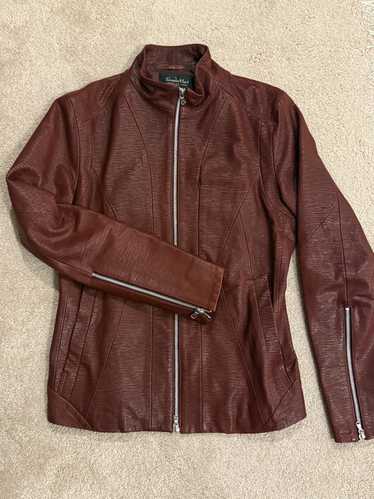 ジャケット・アウター 00s Archive TORNADO MART Super Long Coat Vintage TORNADO MART Avant Garde Polyester Leather Overcoat