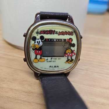 ALBA MICKEY MINNIE ミッキー　ミニー　アニメメロディ A577 Seiko alba mickey minnie - Gem