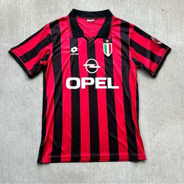 Milan A.C. Lotto シャツ Lサイズ 赤黒 Milan A.C. Lotto シャツ Lサイズ 赤黒 Ac Milan Lotto - Etsy