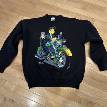 Vintage Popeye Spinach Power  Motorcycle Cartoon … - image 1