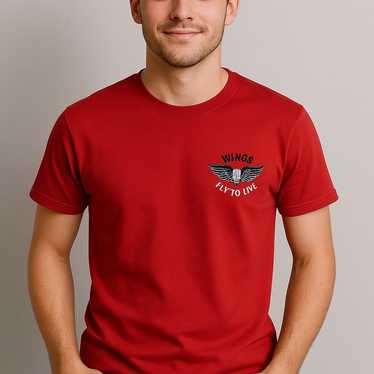 Volcom Tee Red Graphic Size Small Short Sleeve - image 1