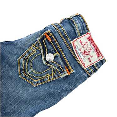 00s USA製 TRUE RELIGION JOEY y2k Rare 2000s True Religion Embroidered Joey Jeans Excellent