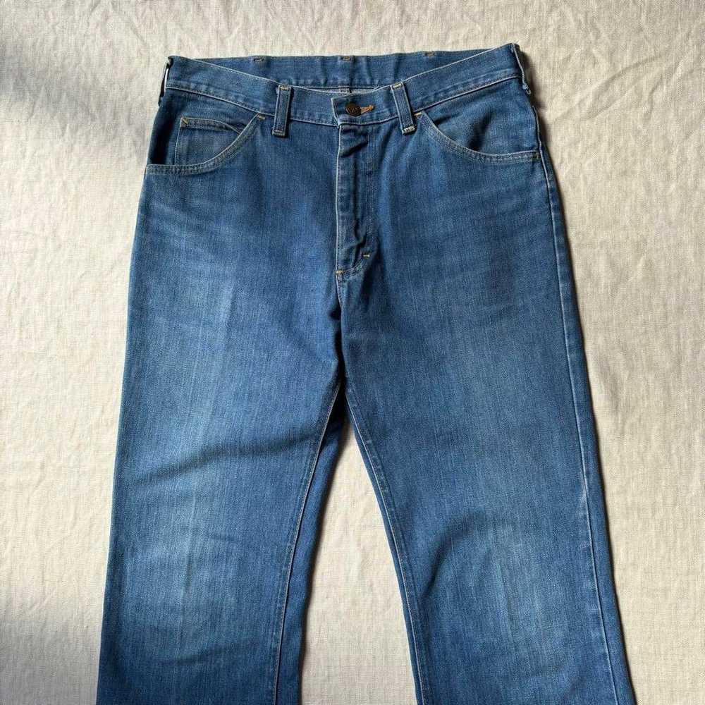 70's LEE set 42 TALON Beautiful Flare Boot Cut Je… - image 2